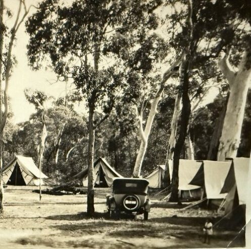 This image is of the first MV camp held in Australia in 1933 or 1934.