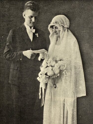 Len and May were married on Febrary 8, 1928 at the Avondale Church in Australia.
